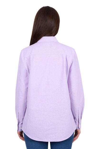 WMNS GINNY 1/2 PLKT LS SHIRT