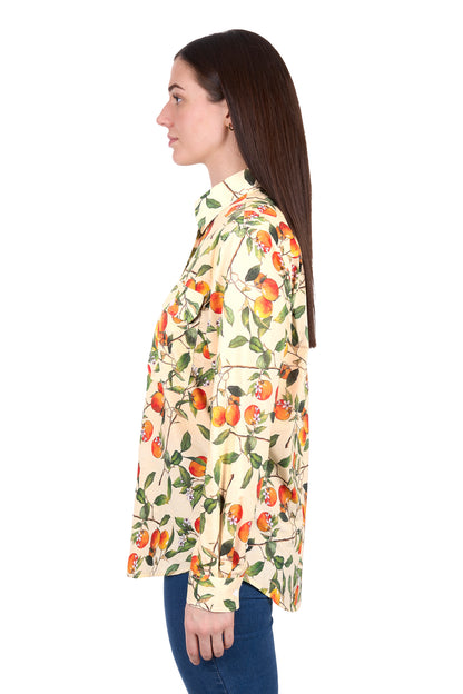 WMNS ZIA 1/2 PLKT LS SHIRT