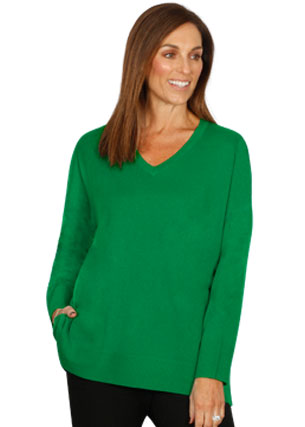 Soft Knit Modern V Tunic