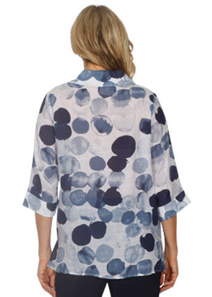 Sphere Print 3/4 Shirt