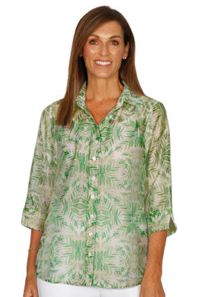 Sorrento Print 3/4 Shirt