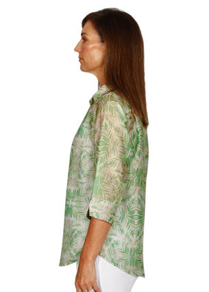 Sorrento Print 3/4 Shirt