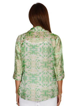 Sorrento Print 3/4 Shirt