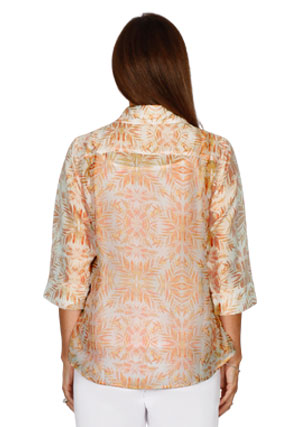 Sorrento Print 3/4 Shirt