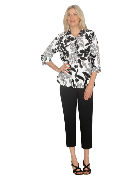 Leaf Dot Print Shirt