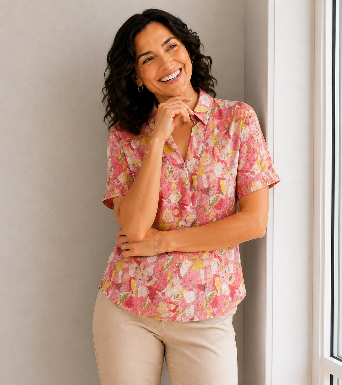 Placket Blouse
