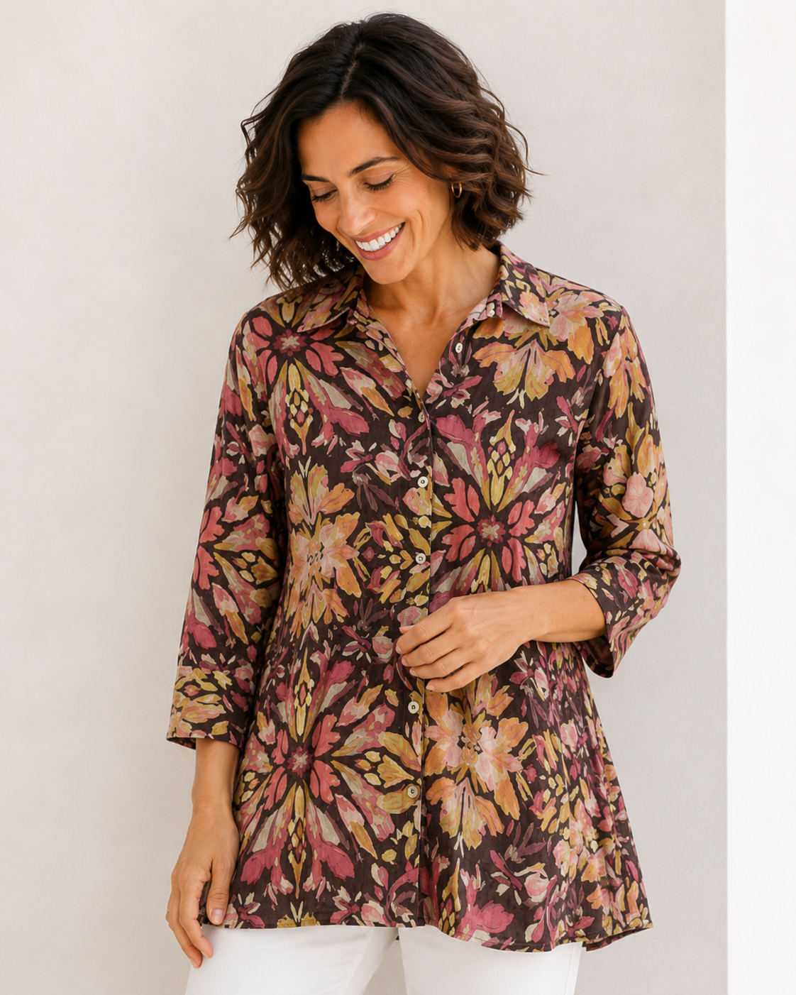 Splice Tunic Shirt
