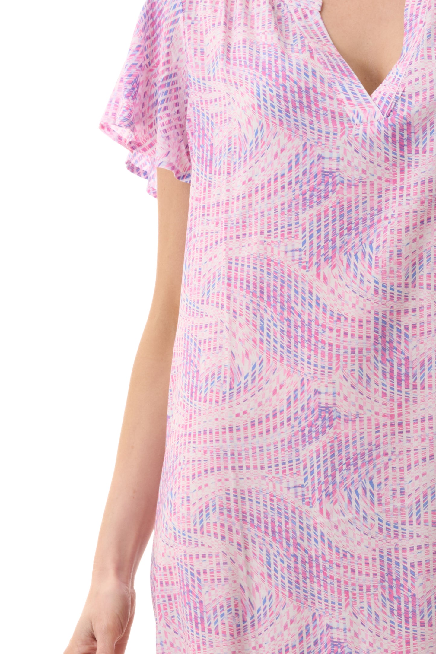 Reese Flutter Sleeve Short Nightie