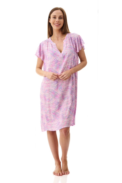 Reese Flutter Sleeve Short Nightie