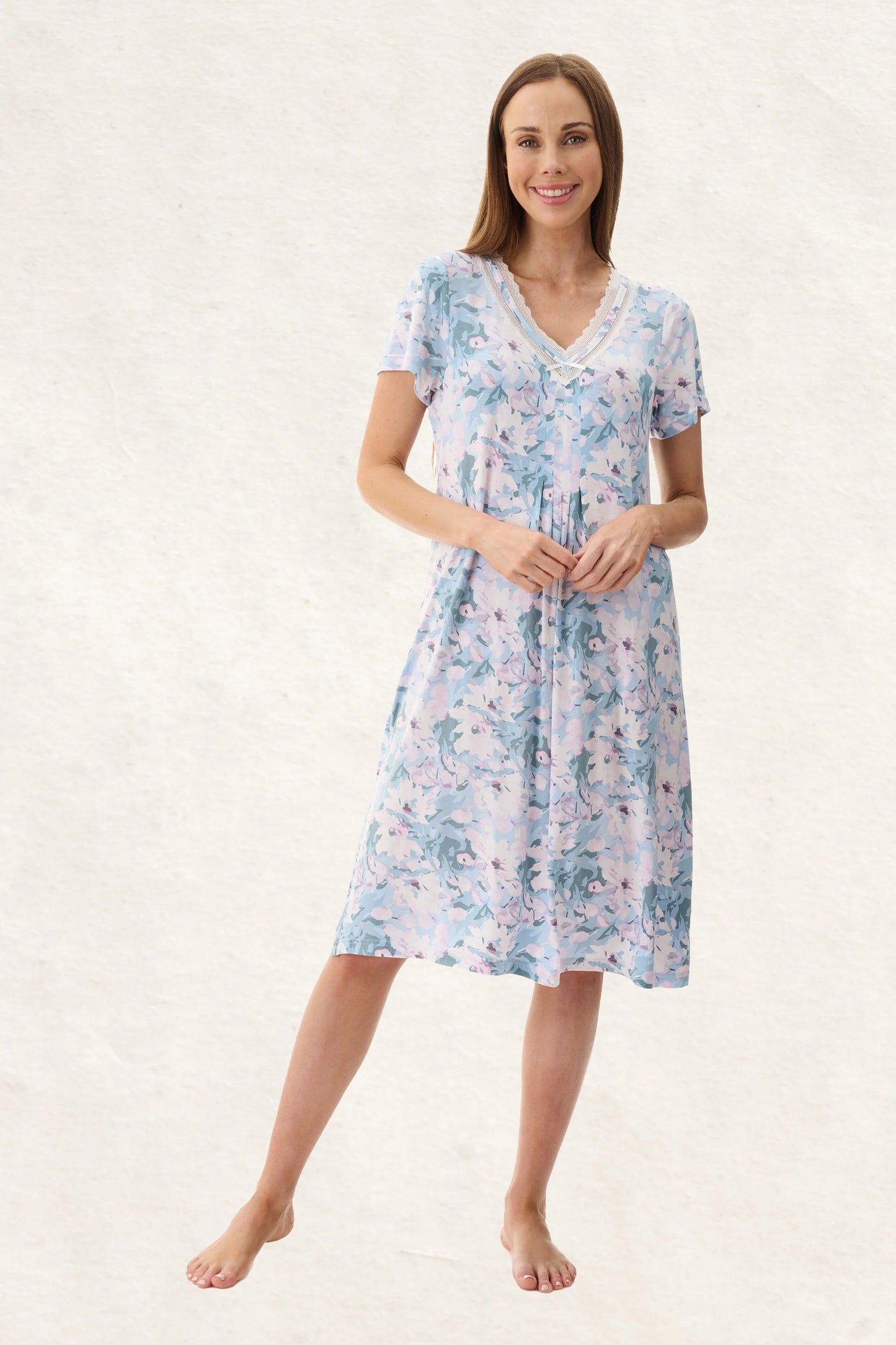 Amelia Short Sleeve Nightie