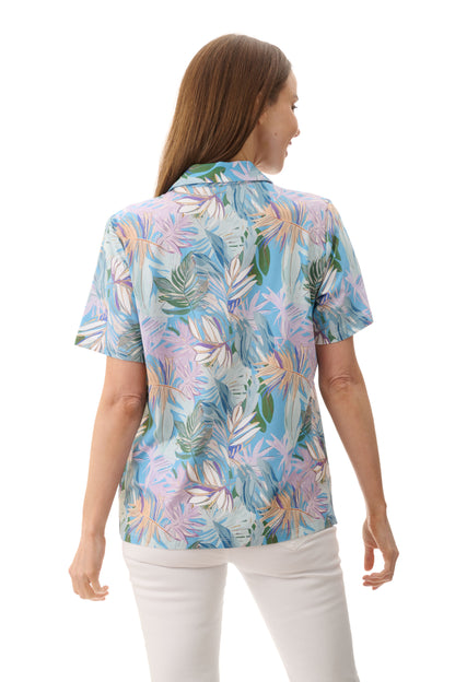 Willow Print Polo
