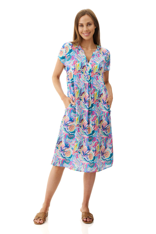 Dittany Cap Sleeve Dress