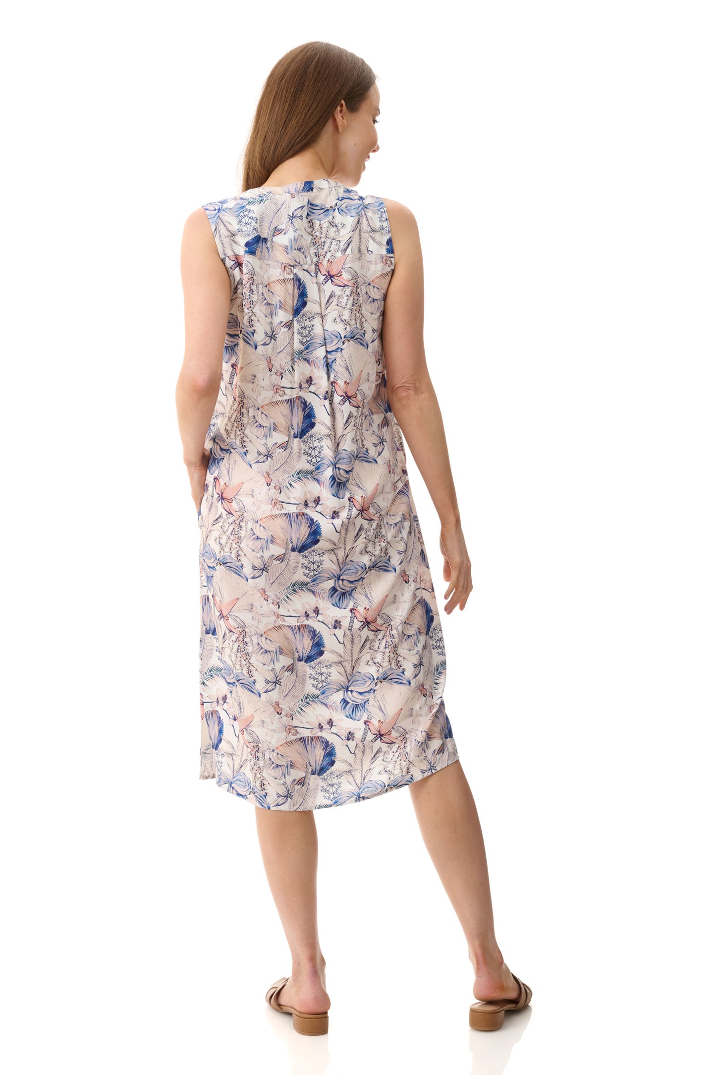 Heather Half Placket Dress