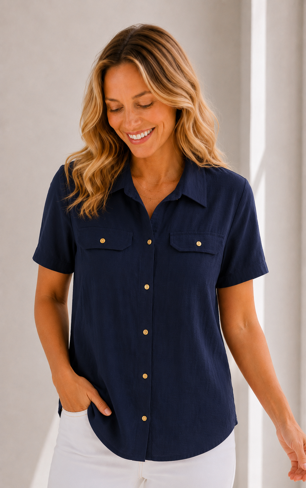 Pocket Detail Top