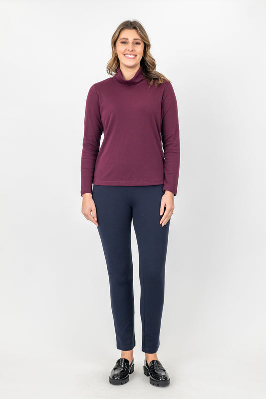 Roll Neck Top Fashion Colours