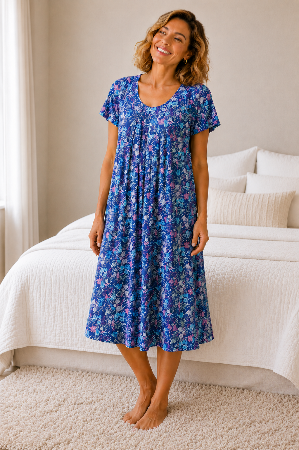 Quart Short Sleeve Nightie
