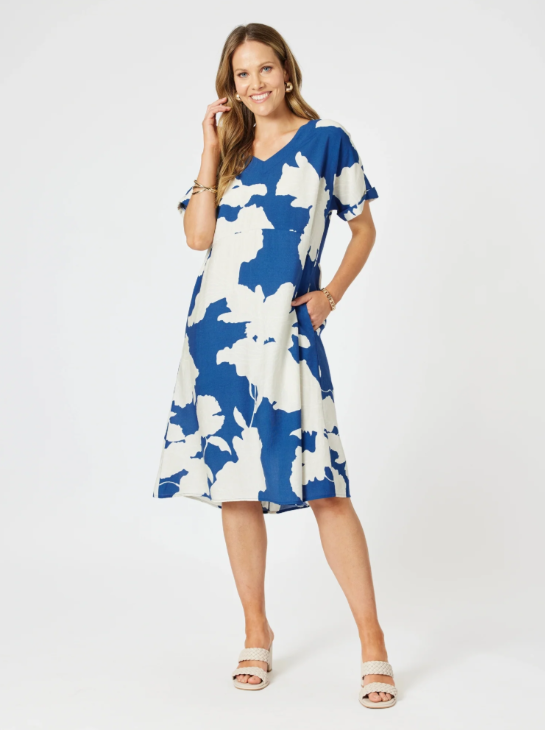 Barcelona Print Dress