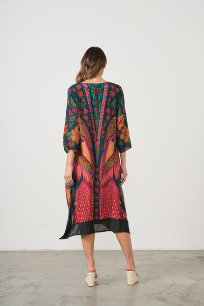 Dress Handkerchief Kaleidoscope Toucan
