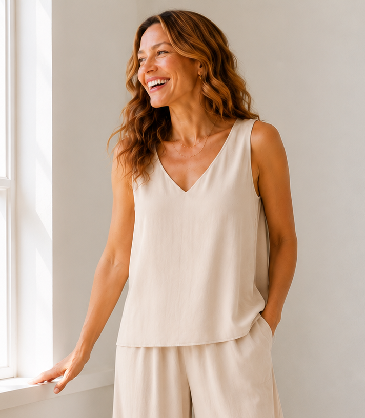 Swing V Neck Tank Top