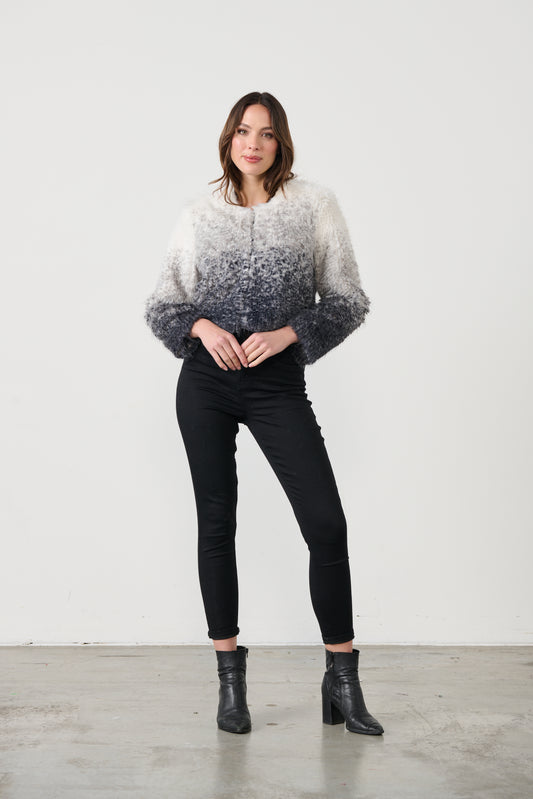 Speckled Gradient Jacket