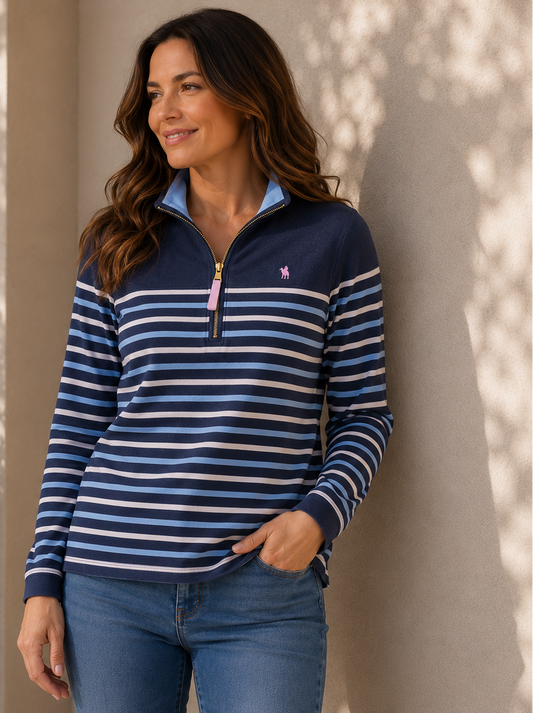 WMNS LEXI 1/4 ZIP RUGBY