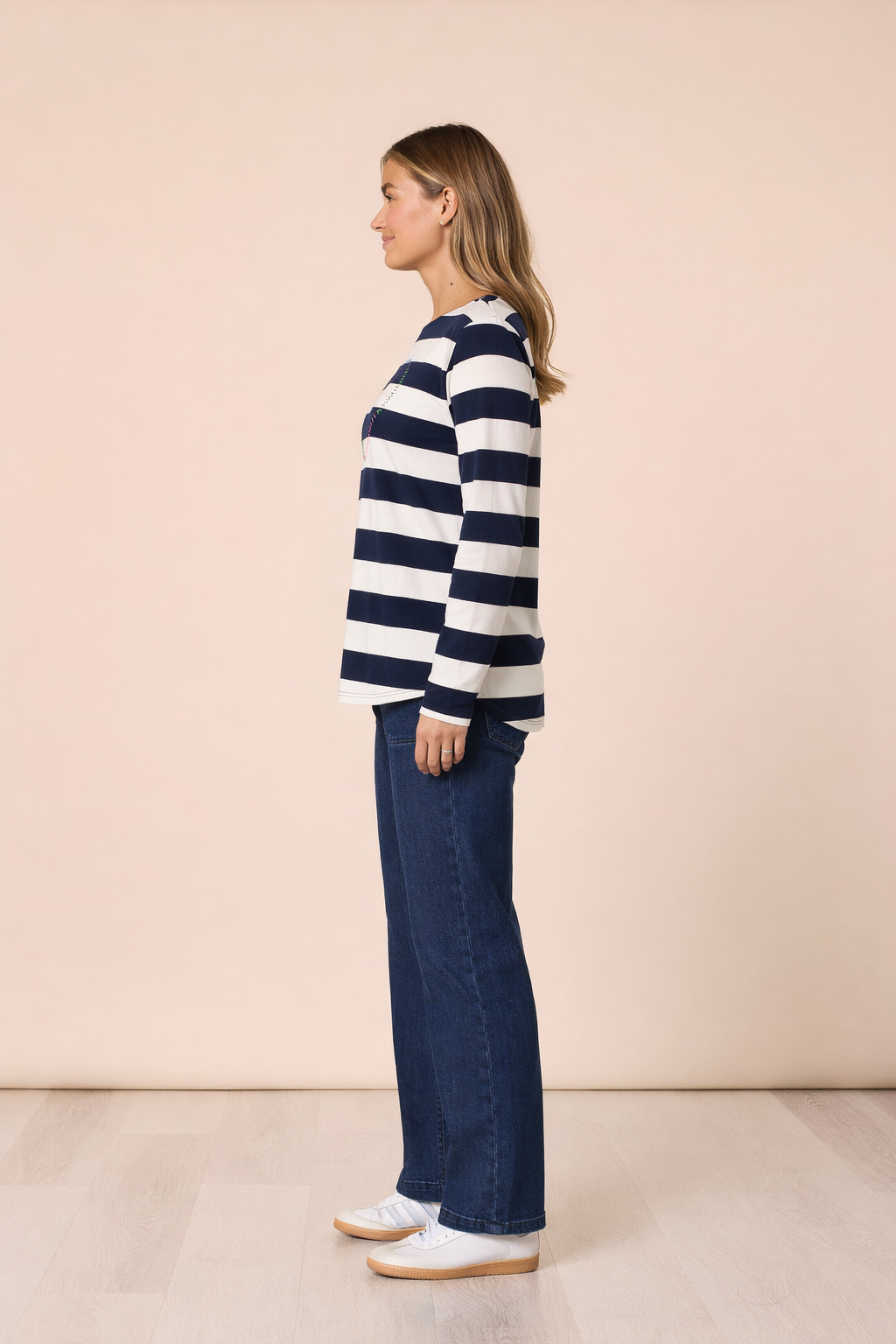 From The Heart Stripe Tee