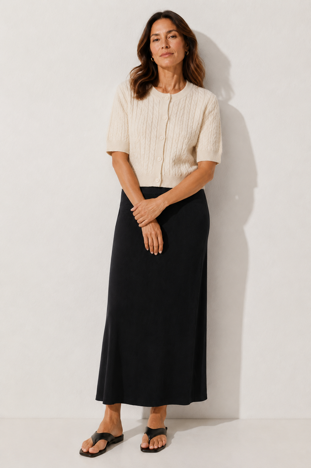 Hazel rib skirt