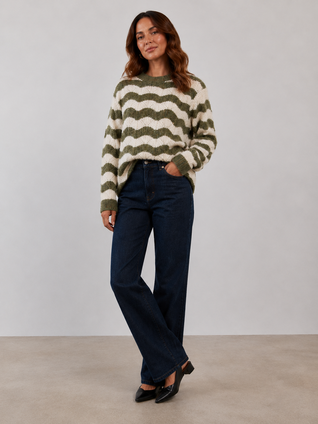 Nikkita Wavy Stripe Knit