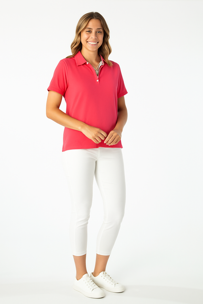 Kimmy Trim Polo Top