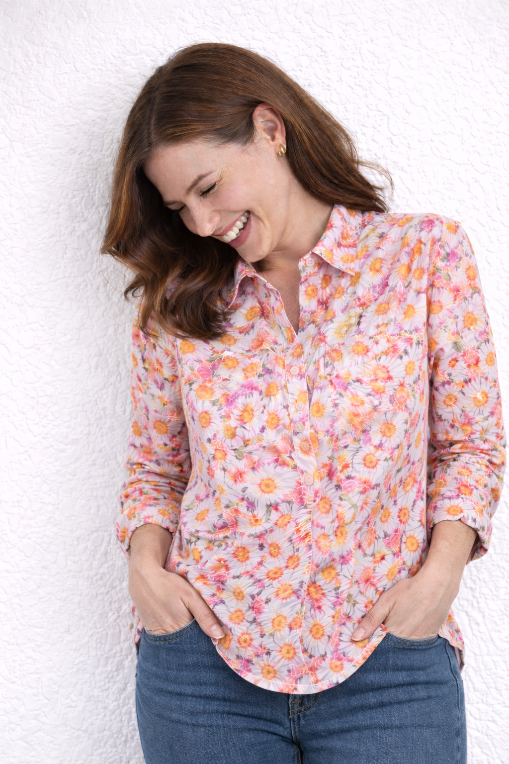 WMNS SAMIRA 1/2 PLKT LS SHIRT