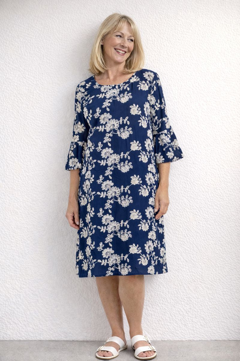 Embroidered Cotton Dress