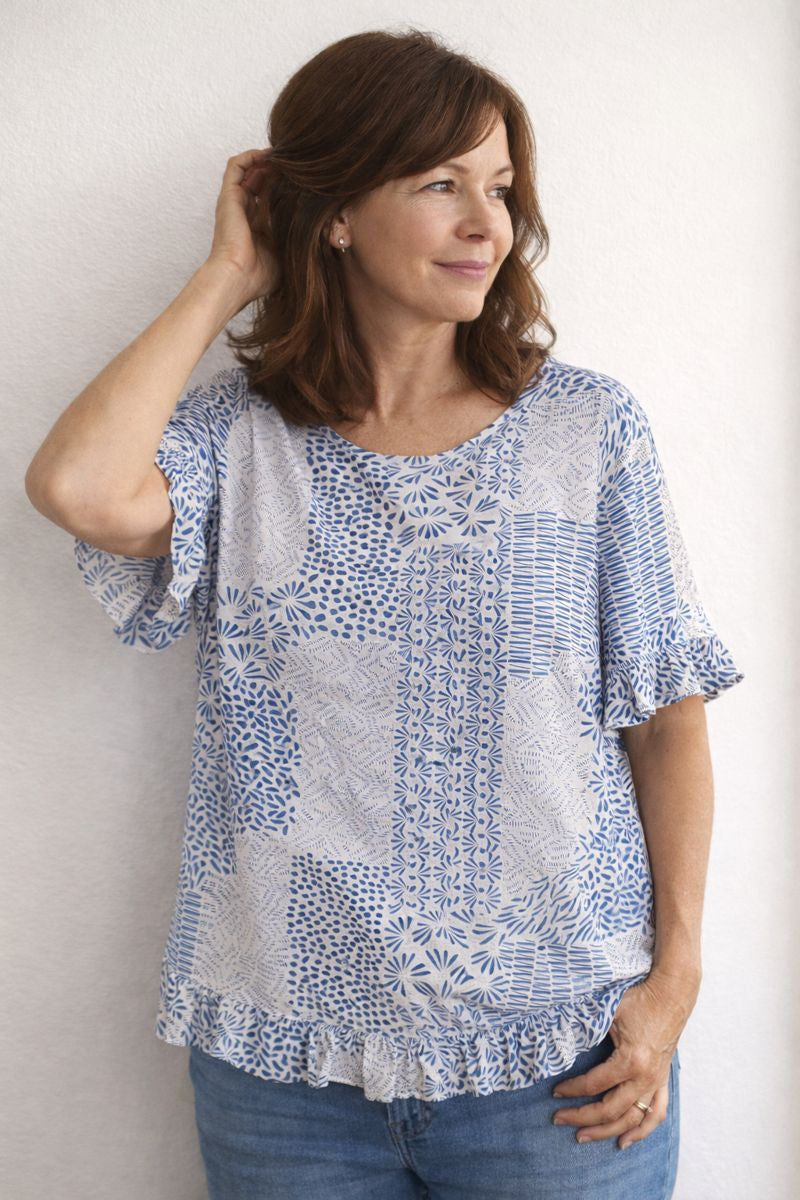 Holly Soft Print Top