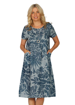 Positano Print Dress