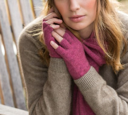 Plain Fingerless Gloves