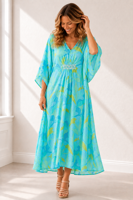 Maxi Kaftan w sequins