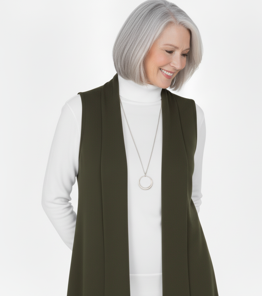 Soft Knit Edge to Edge Vest