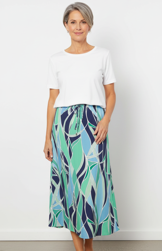 A-Line Pull On Skirt