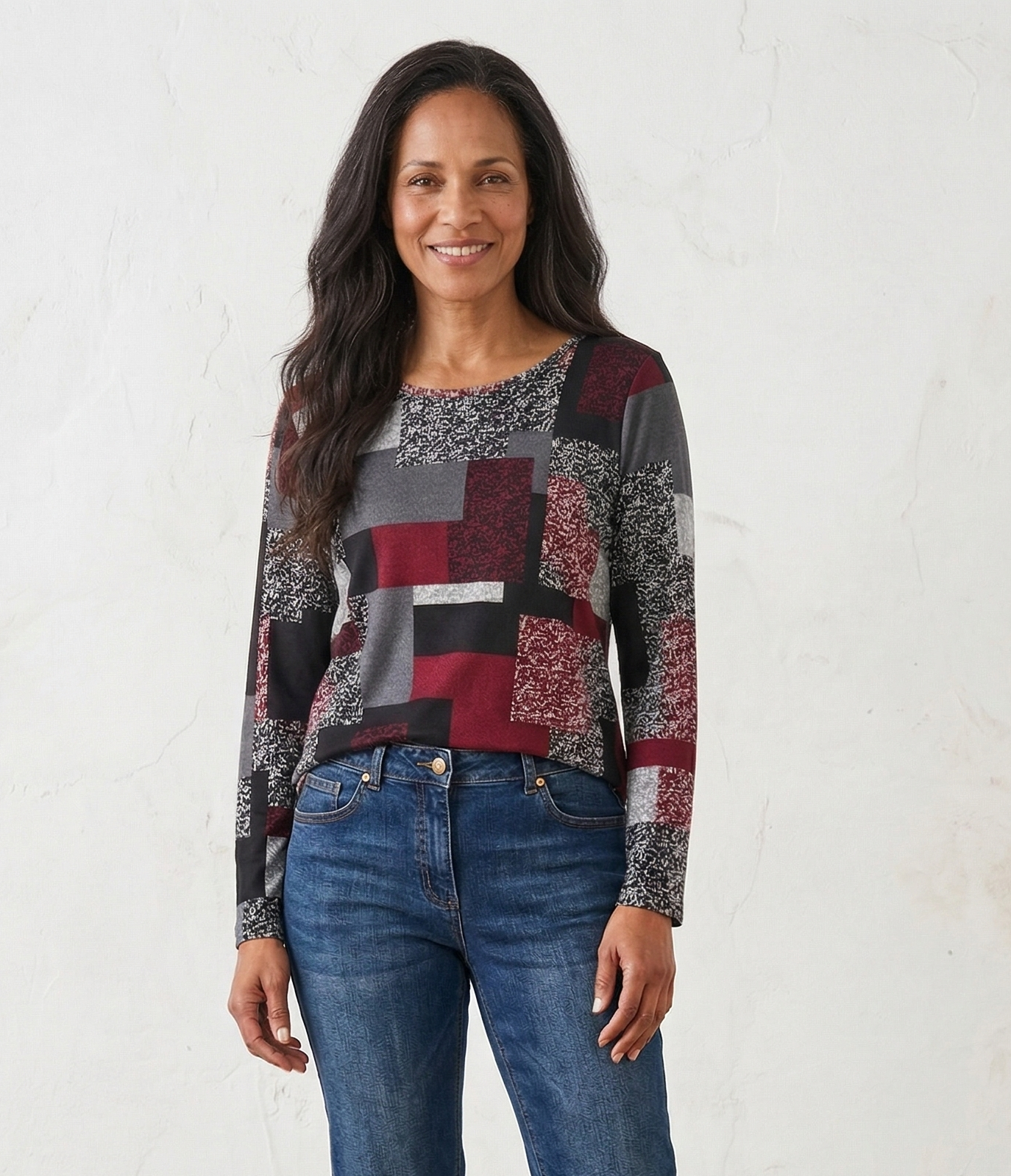 Block Print Top