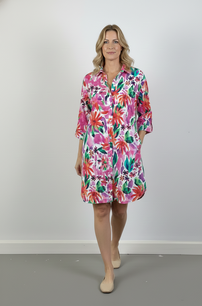 Spring Long Line Dress