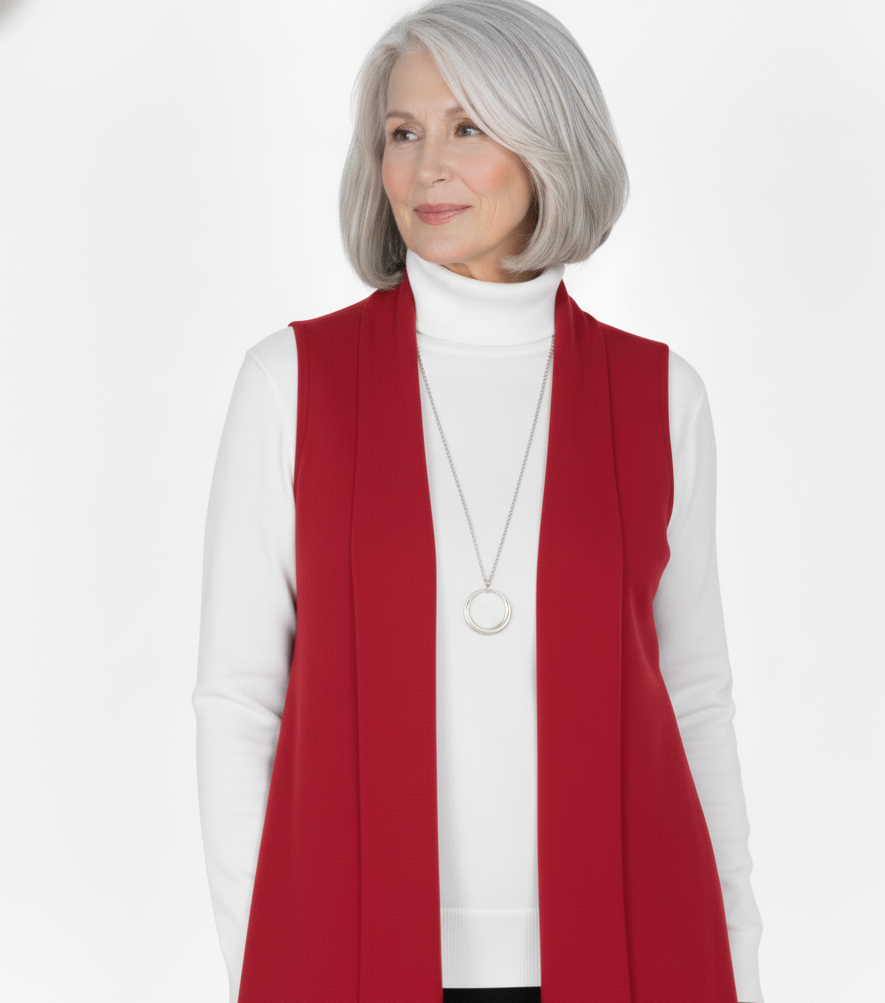 Soft Knit Edge to Edge Vest