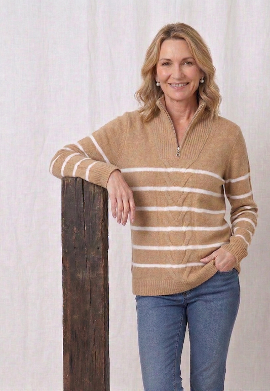 WMNS LUNA 1/4 ZIP JUMPER