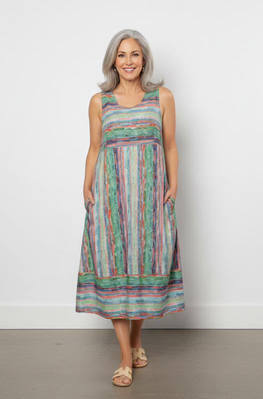 Sleeveless Cotton Dress