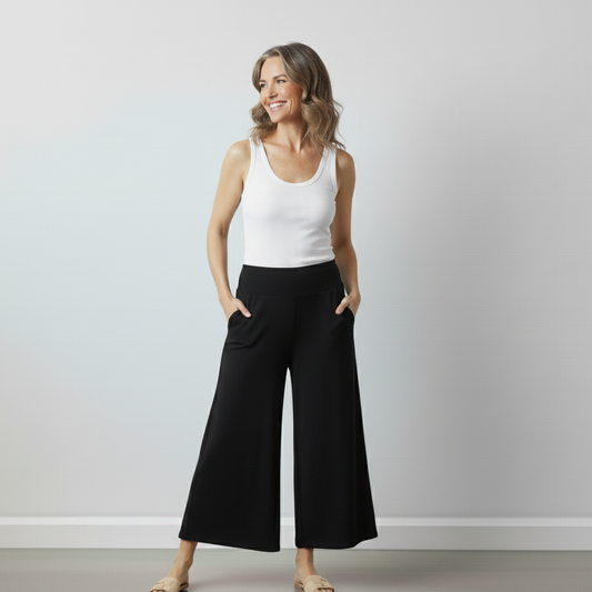 Long Wide Leg Pants