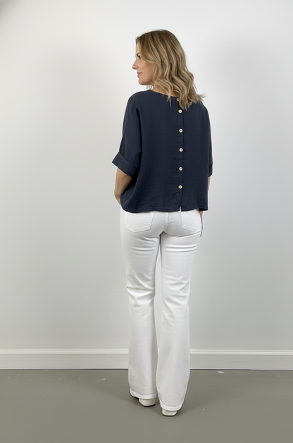 Linen Shell Top