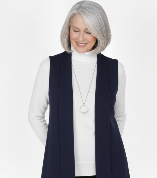 Soft Knit Edge to Edge Vest