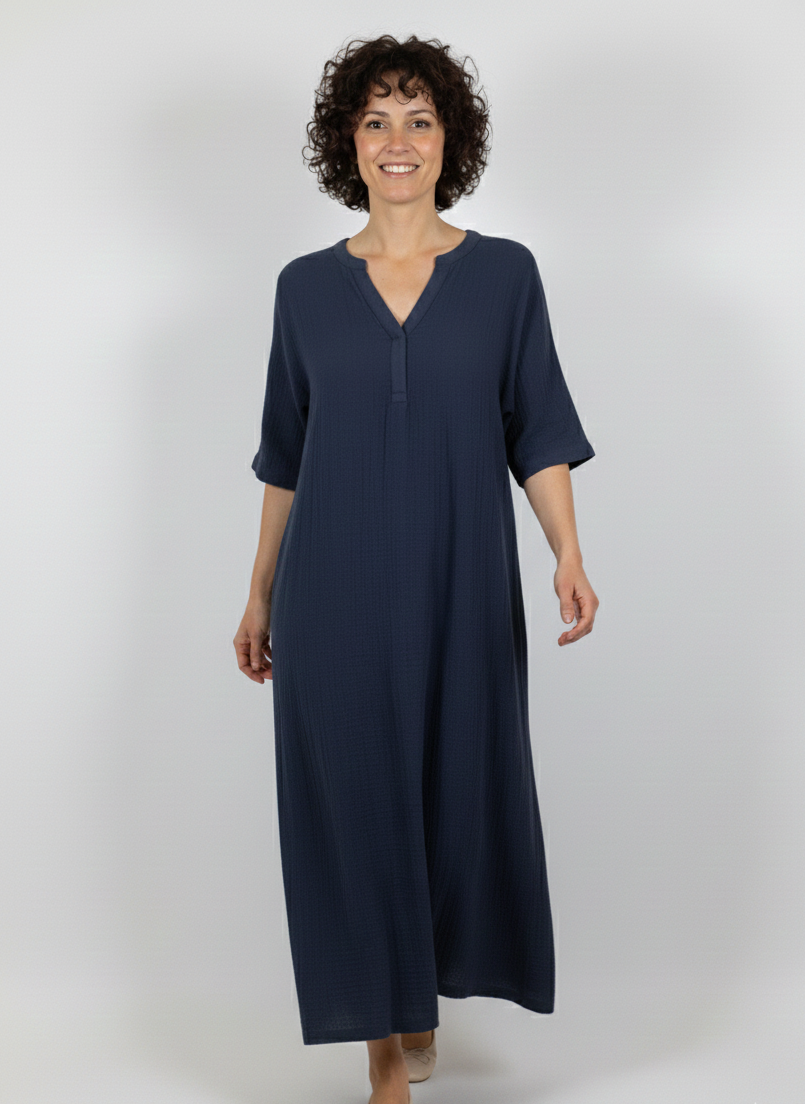 Cotton Cheesecloth Dress