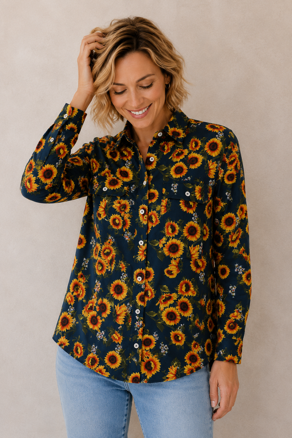 WMNS TABBY FULL PLKT LS SHIRT