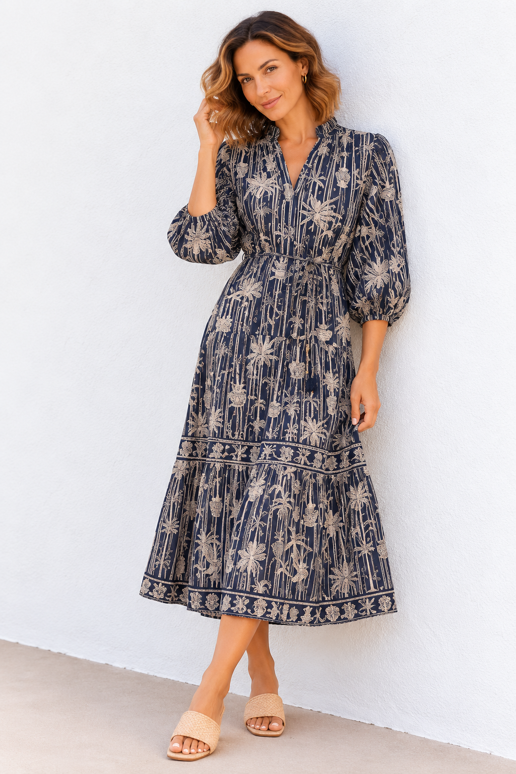 Crete Tiered Maxi Dress