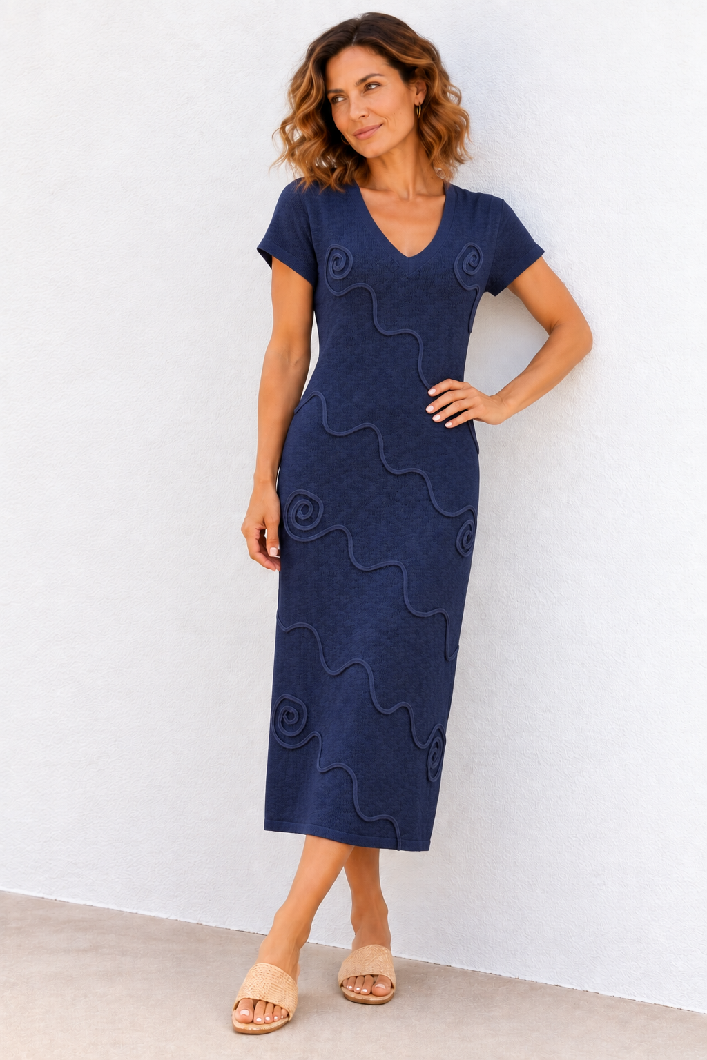 Olympus Applique Dress