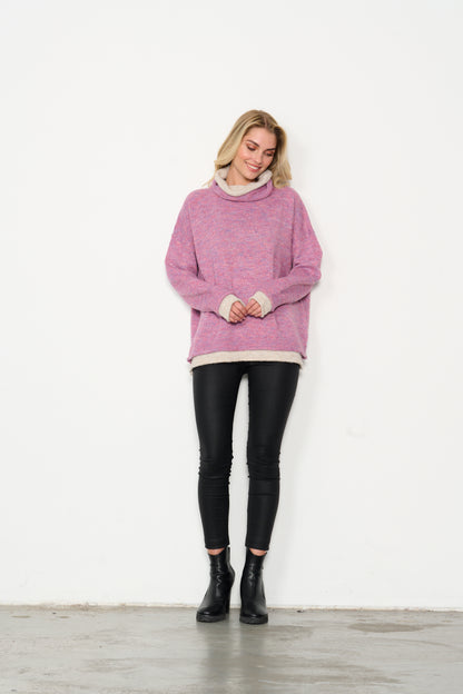 Jumper Contrast Double Hems